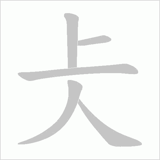 仧的筆順動(dòng)畫演示