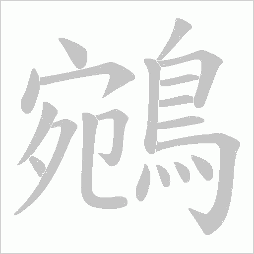 鵷的筆順動畫演示